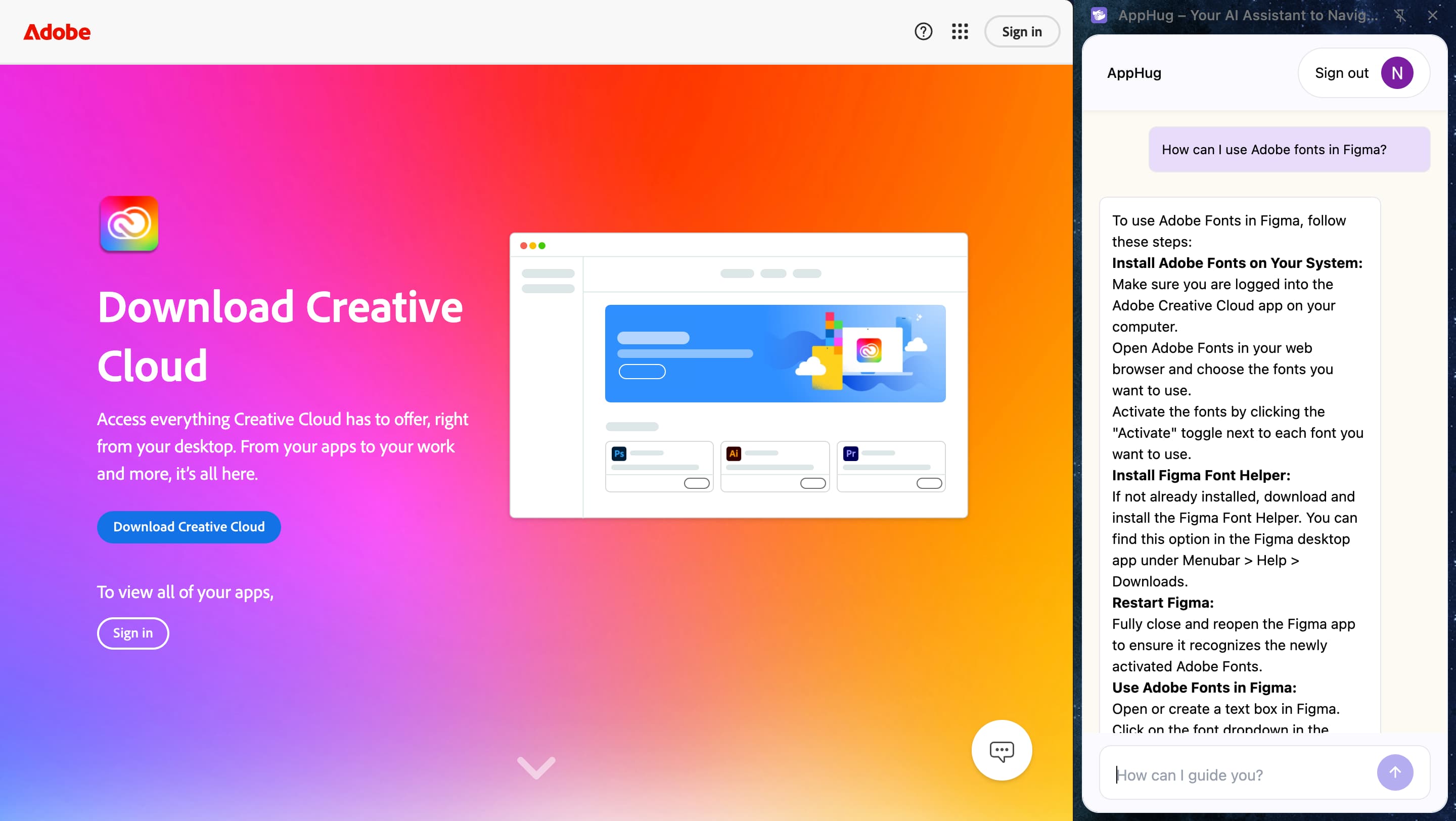 How to Use Adobe Fonts in Figma