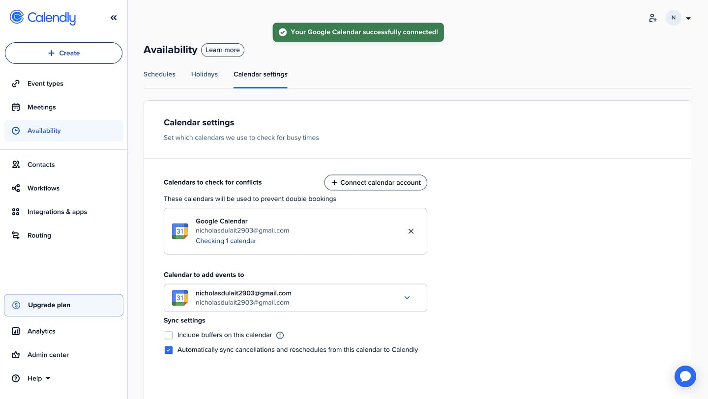 why is Calendly not showing availability	