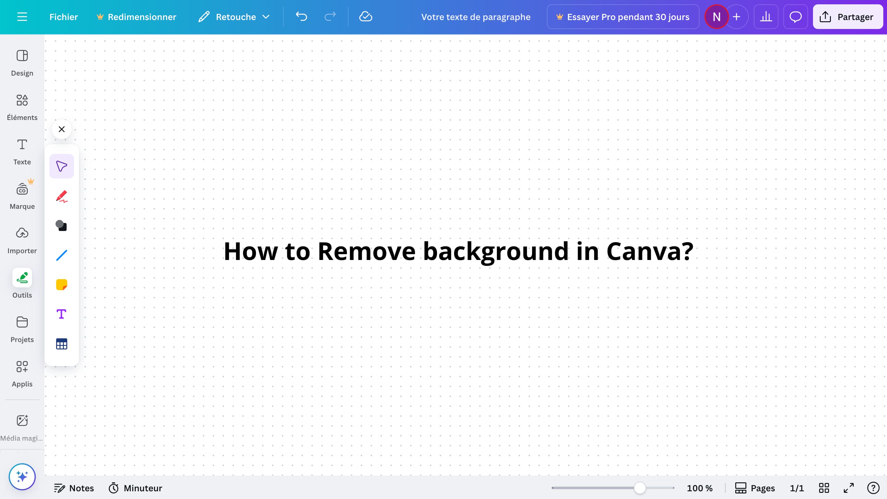 how to remove background in Canva